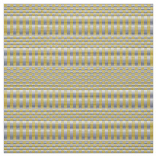 Tissu Or et argent (Checkers et Stripes)
