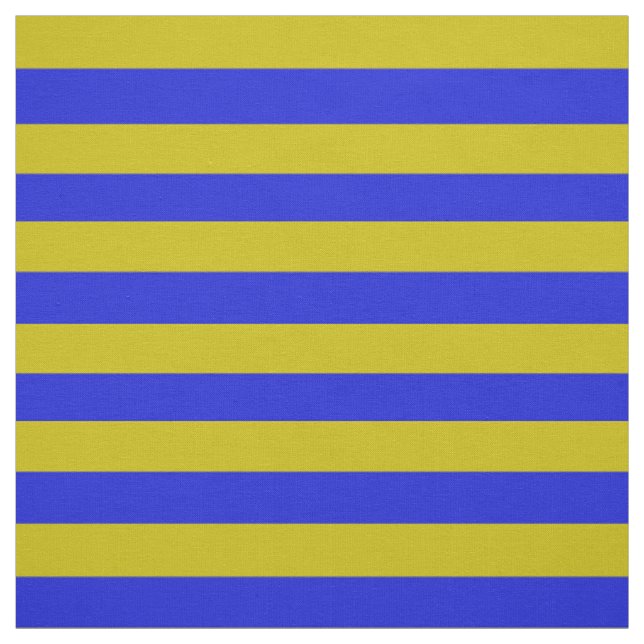 Tissu Or foncé, maille bleue royale, rayures (Échantillon)