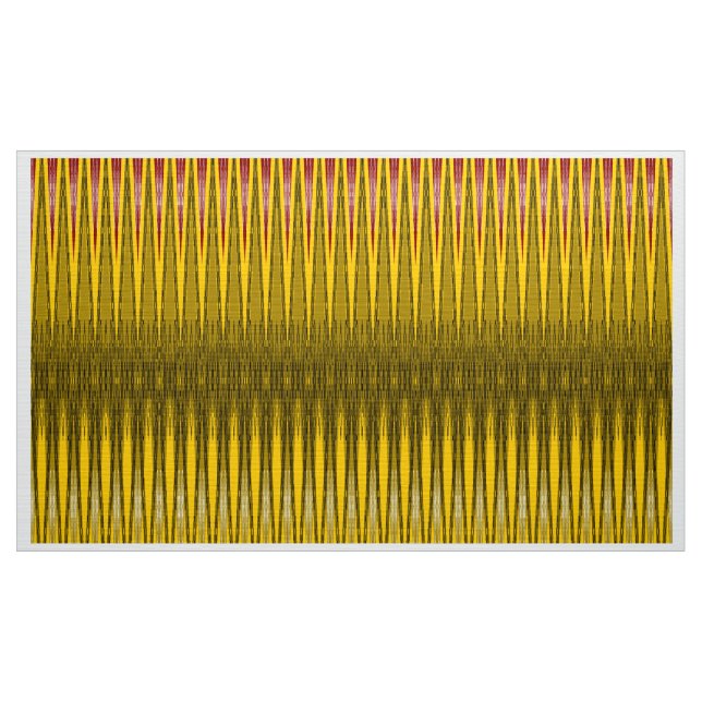 Tissu Or géométrique ethnique (Yard)