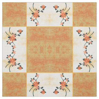 Tissu Orange Blossom