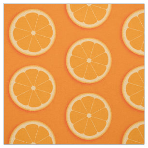 Tissu orange de fruits d'orange de tranche