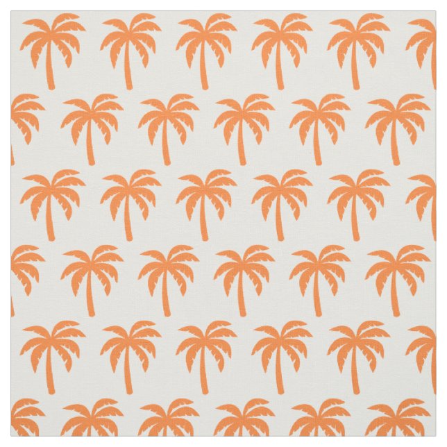 Tissu orange de palmier (Échantillon)