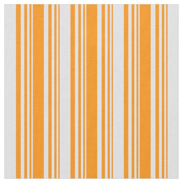 Tissu Orange foncé et bandes couleur lavande (Fermer)