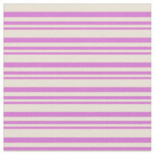 Tissu Orchidée et Bisque Couleur Motif