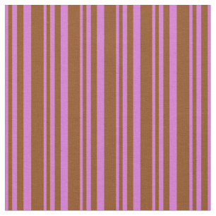 Tissu Orchidée et Motif Brown de couleur
