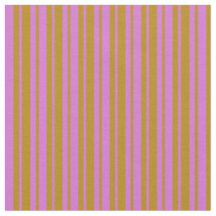 Tissu Orchidée et verge foncée Motif rayé