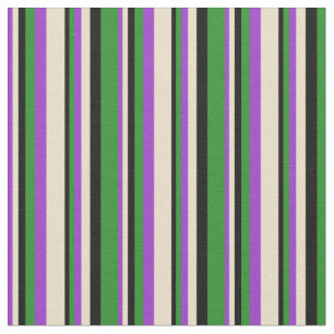 Tissu Orchidée foncée, bronzée, noir et vert forêt