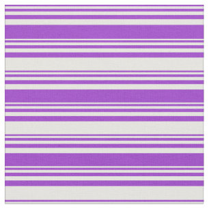 Tissu Orchidée foncée et Motif de couleur blanche