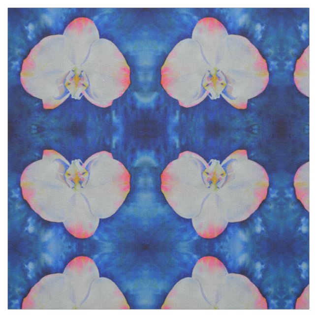 Tissu Orchidée rose (Échantillon)