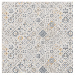 Tissu Ornement traditionnel portugais et espagnol Boho 