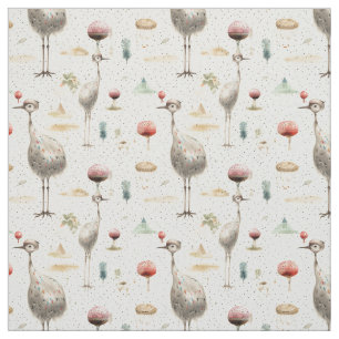 Tissu Ostrich Dreams : Whimsy Ostrich