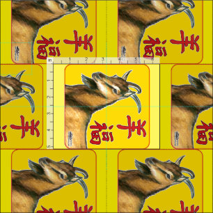 Tissu Ouais de Goat-Good Luck !