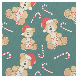 Tissu Ours de nounours de Noël