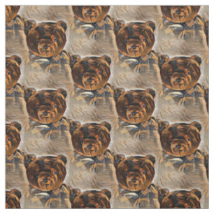 Tissu Ours en peluche Vintage