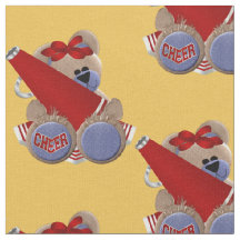 Ours rouge de pom-pom girl