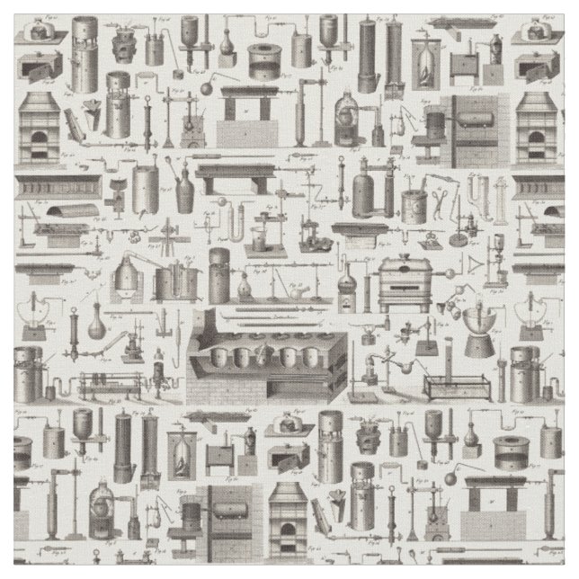 Tissu Outils scientifiques (Fermer)