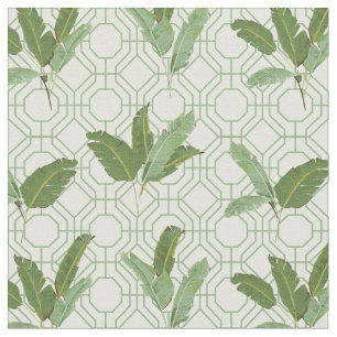 Tissu Palmettes tropicales