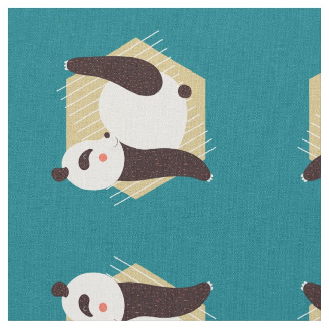Tissu Panda Yoga (Fermer)