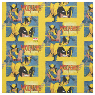 Tissu Panneau de caractères Wolverine