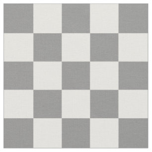 Tissu Panneau de contrôle gris et blanc 1 pouces