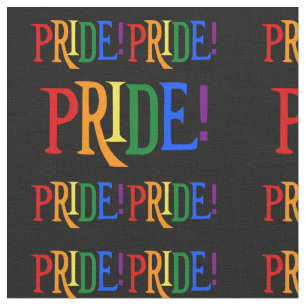 Tissu Panneau de texte de fierté LGBT