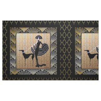 Tissu Panneaux de coussins Art Déco 16 pouces