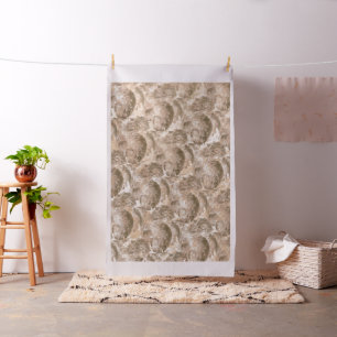 Tissu Papier peint en crépi beige. Textile feuille de co