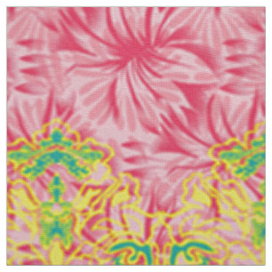 Tissu Papier peint en marbre rose. Textile de grille flo