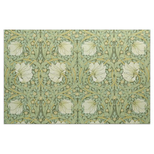 Tissu Papier peint floral bleu Pimpernel de William Morr