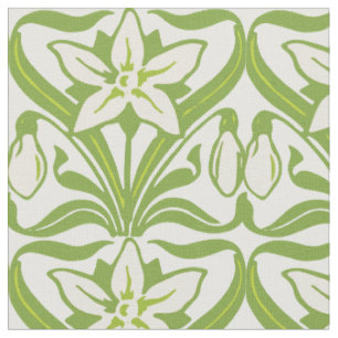 Tissu Papier peint floral vintage Art Nouveau