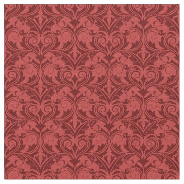 Tissu Papier peint rouge (Fermer)