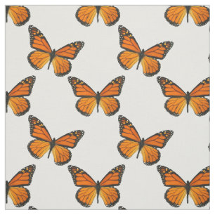 Tissu Papillon monarque
