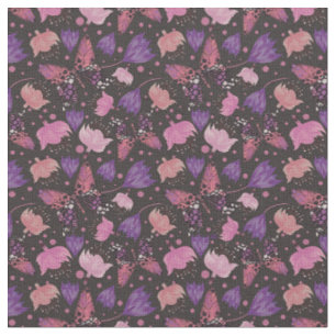 Tissu Papillon vintage Brown