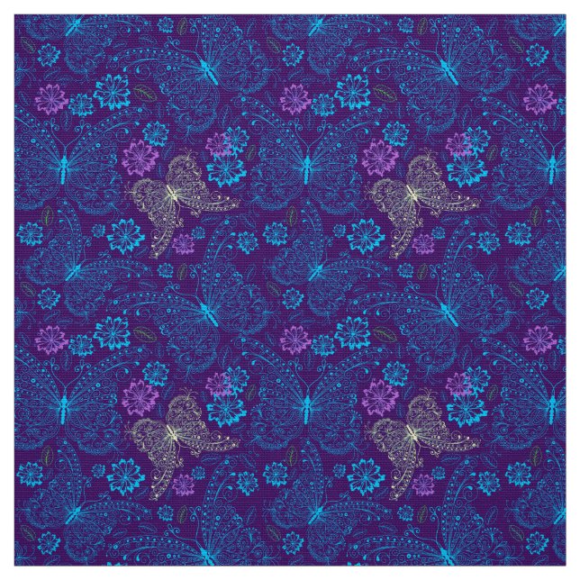 Tissu Papillons (Échantillon)