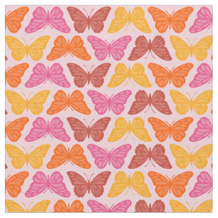 Tissu Papillons