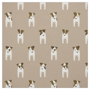 Tissu Parson Jack Russell Terriers chiens mignons n'impo