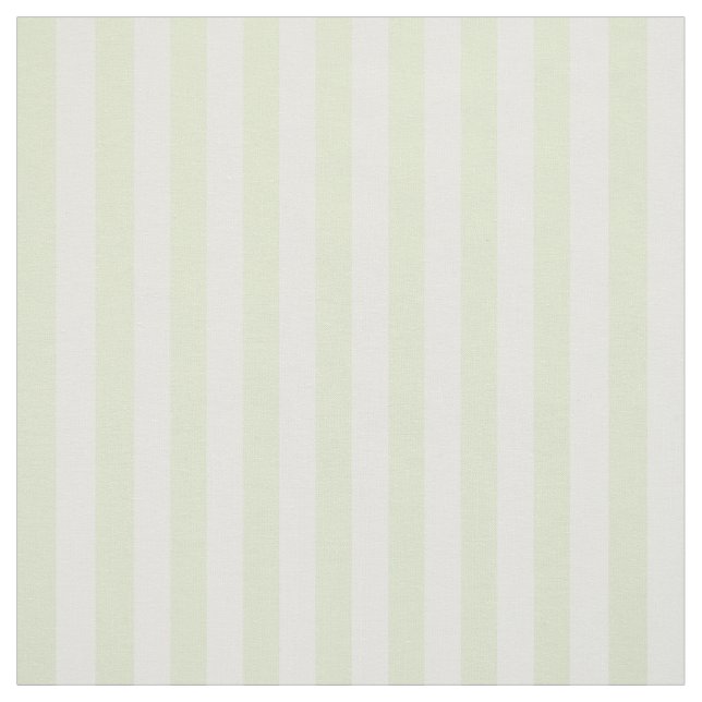 Tissu Pastel Green Celery White Stripe (Échantillon)