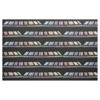 Tissu Pastel Piano Keys Fabric