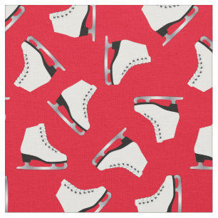 Tissu Patinage artistique Rink Red