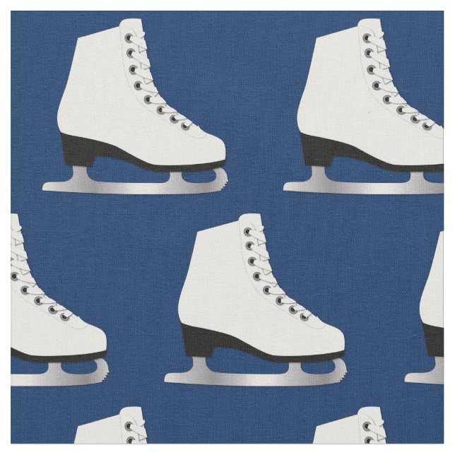 Tissu Patins sur glace - patinoire - patinoire - patinoi (Fermer)