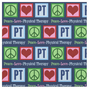 Tissu Peace Love Thérapie physique