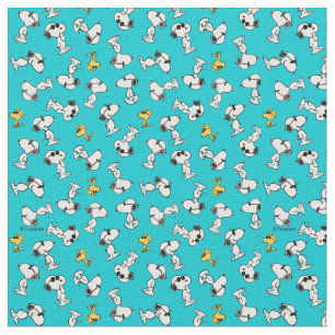 Tissu Peanuts Lunettes de soleil Snoopy et Woodstock