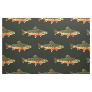 Tissu Pêche à la truite