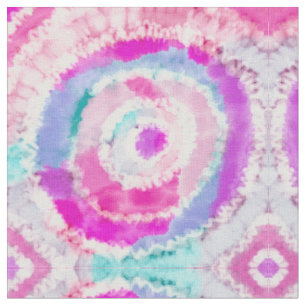 Tissu Peinture à tarte blanche rose Fille moderne Abstra