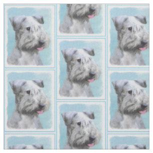 Tissu Peinture Cesky Terrier - Cute Original Chien Art