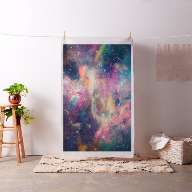 Tissu Peinture couleur Galaxy Nebula aquarelle (In Situ)