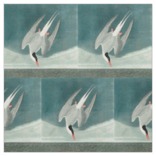 Tissu Peinture de la faune de la sterne de l'Arctique Au