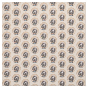 Tissu Peinture de Spinone Italiano - Beau Chien original