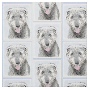 Tissu Peinture de Wolfhound en Irlande - Beau art origin