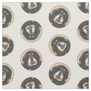 Tissu Peinture tibétaine Mastiff art de chien animal de